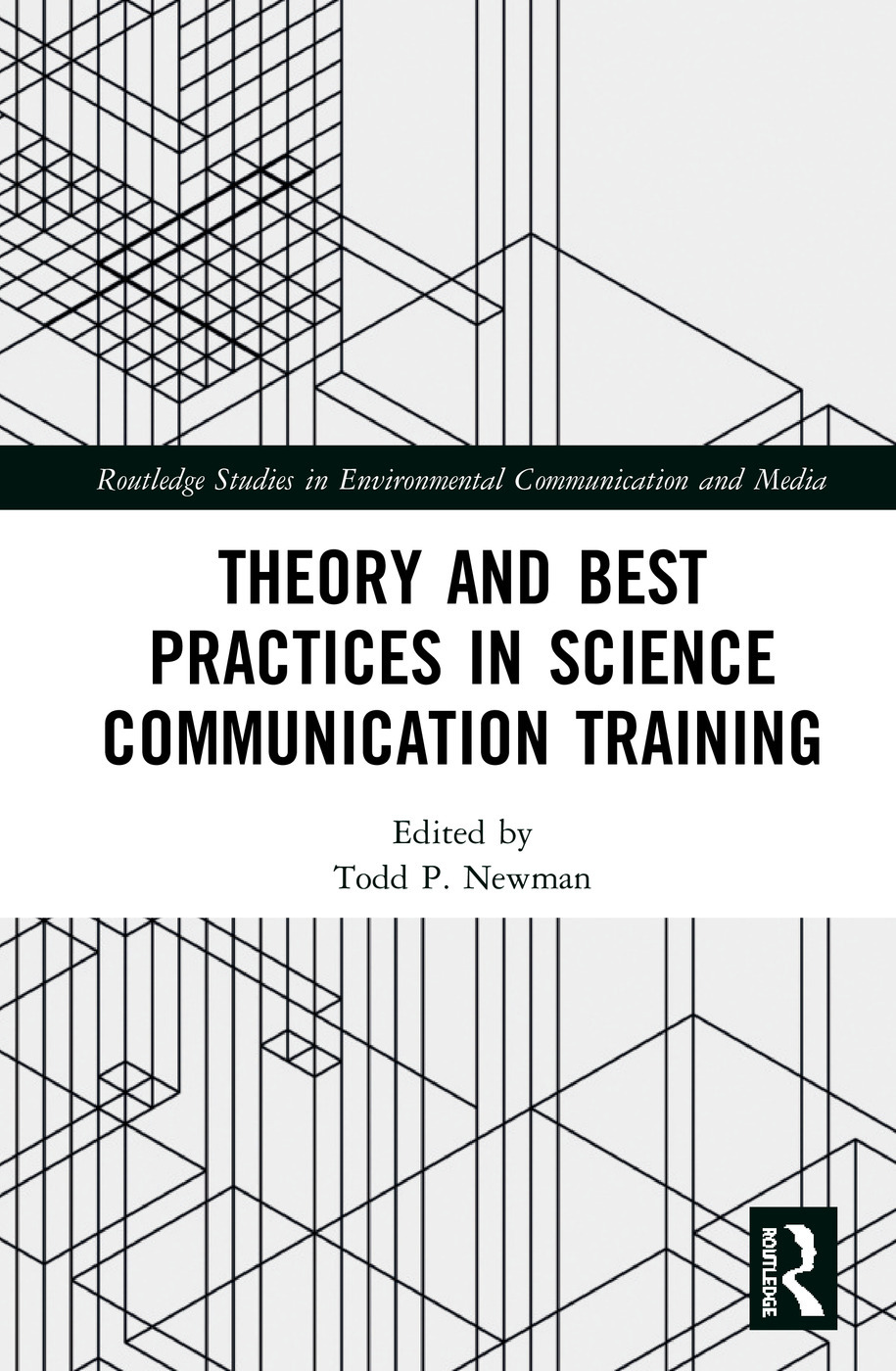 Newman's book, "Theory and Best Practices in Science Communication Training" cover