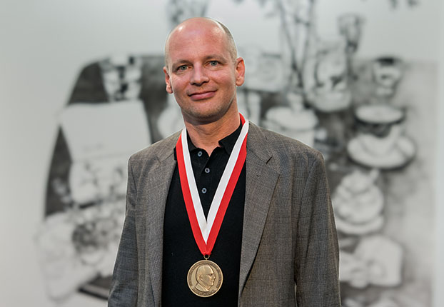 Phillip Mitteroecker and Medal