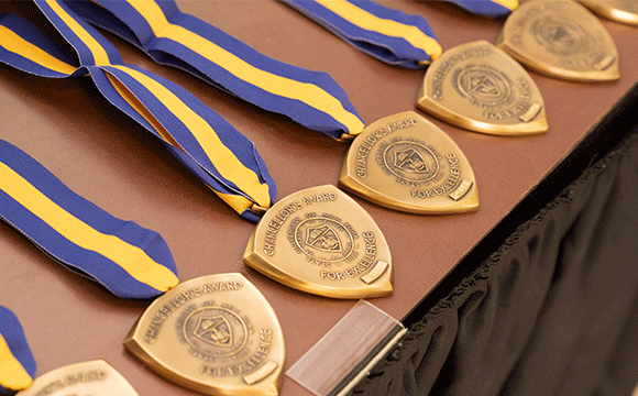 SUNY Chancellor's Awards medals