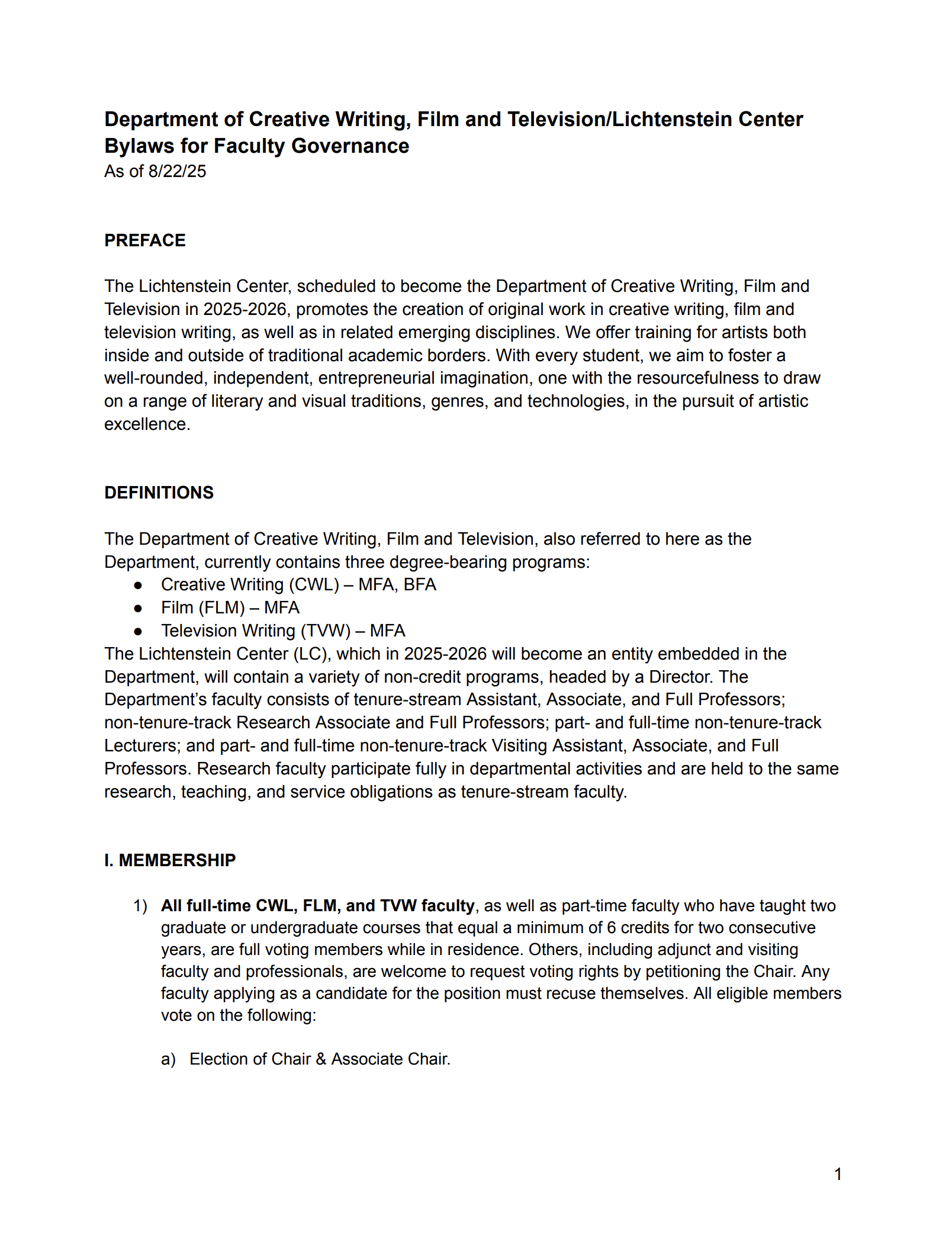 bylaws first page