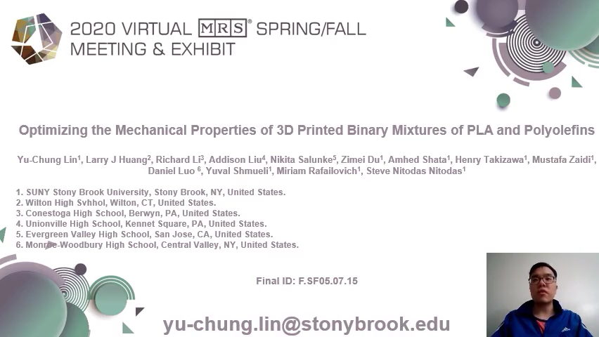 Optimizing the Mechanical Properties of 3D printed Binary Mixtures of PLA and Polyolefins