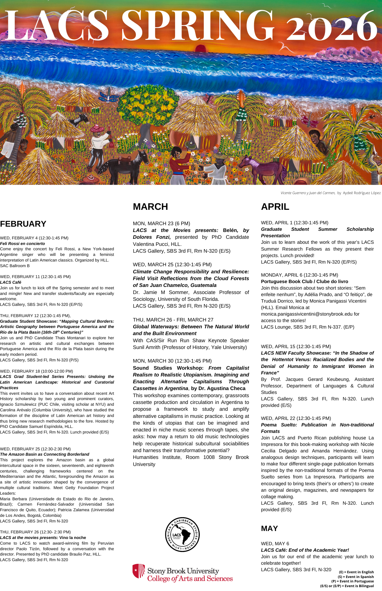 LACS Spring Calendar 2026