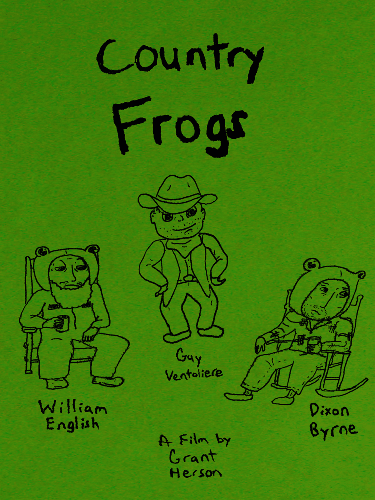 Country Frogs Poster