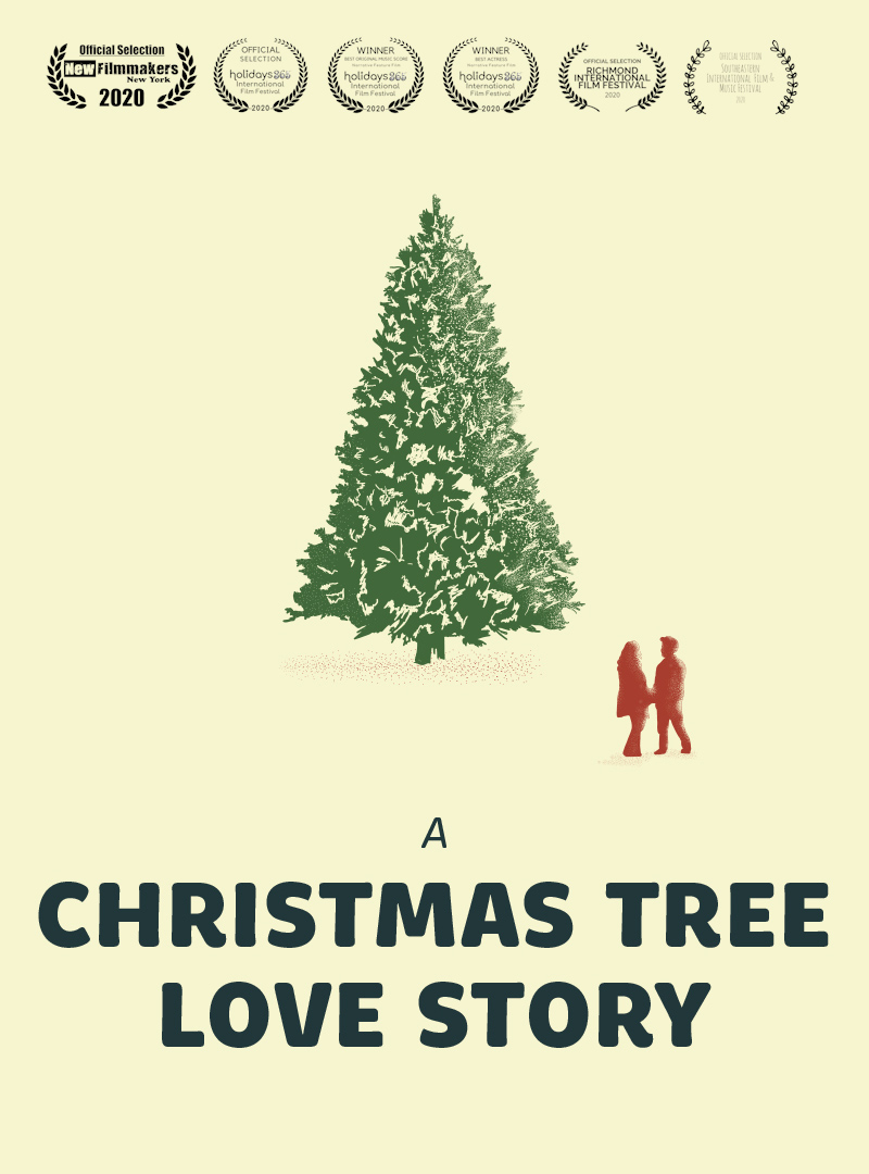 christmas tree love poster