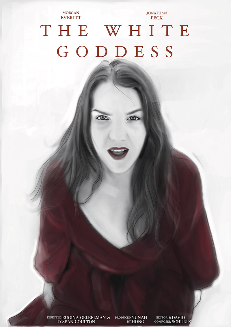 white goddess poster