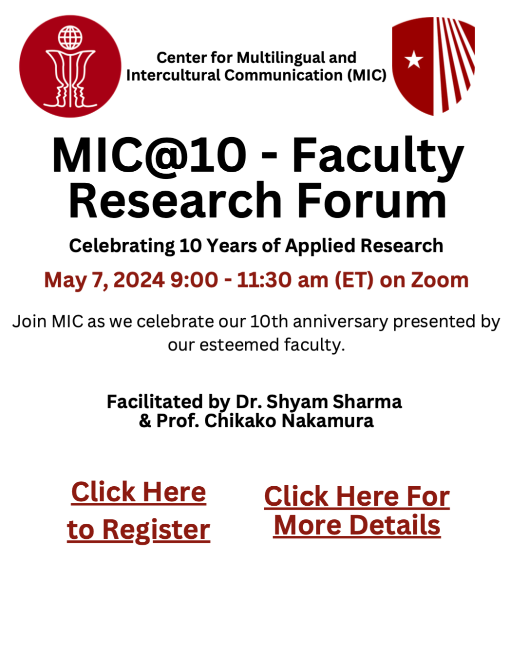 research forum flyer