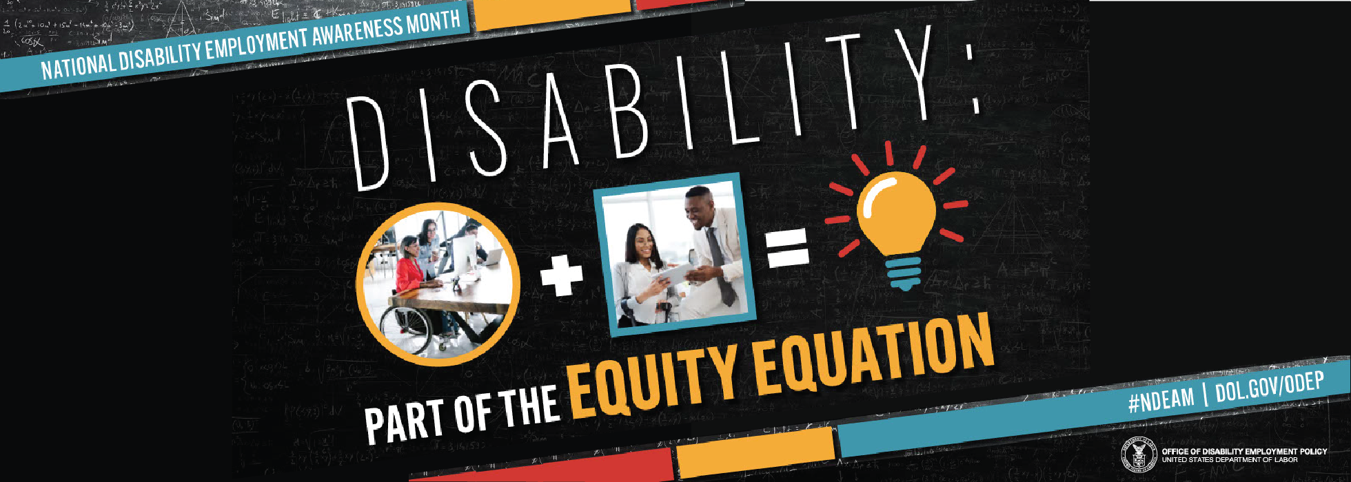 NDEAM 2022 Logo Disability Part of the Equality Equation