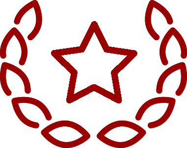 Star icon with laurels