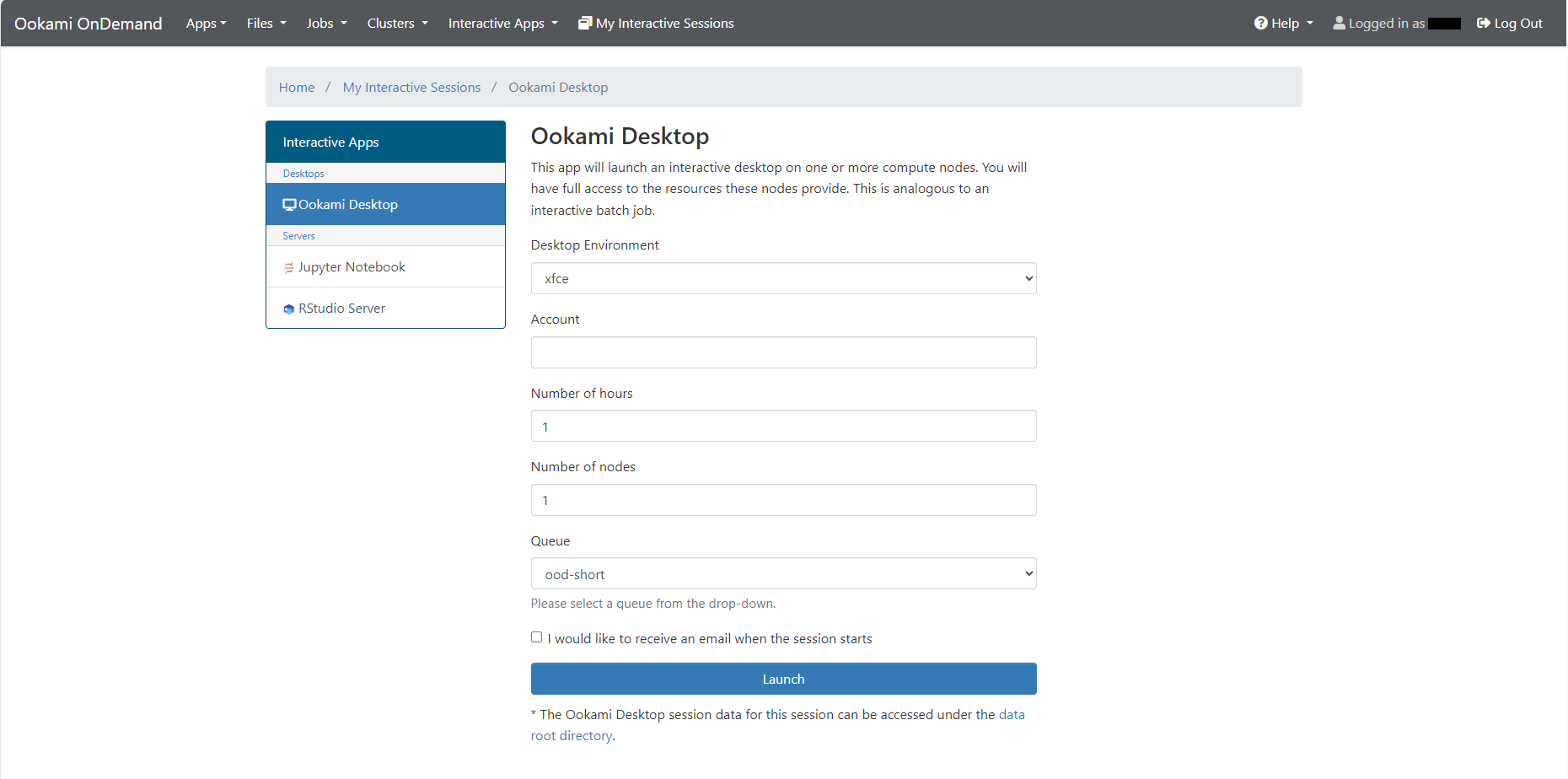 Ookami Desktop Setting