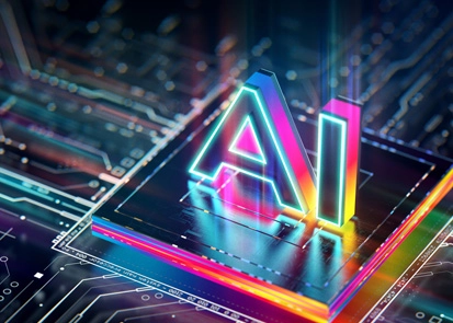 Abstract image of AI Simm Chip