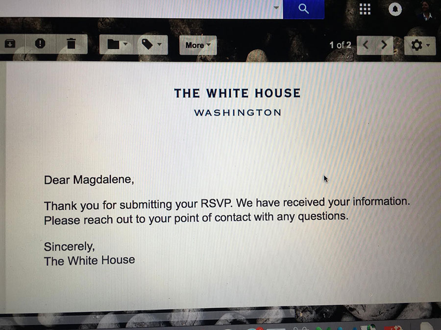 white house invitation